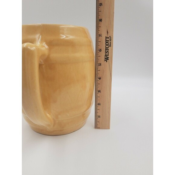 ANTIQUE UHL Ceramic Clay Pitcher Rustic Early Vintage American Pottery - Picture 8 of 10